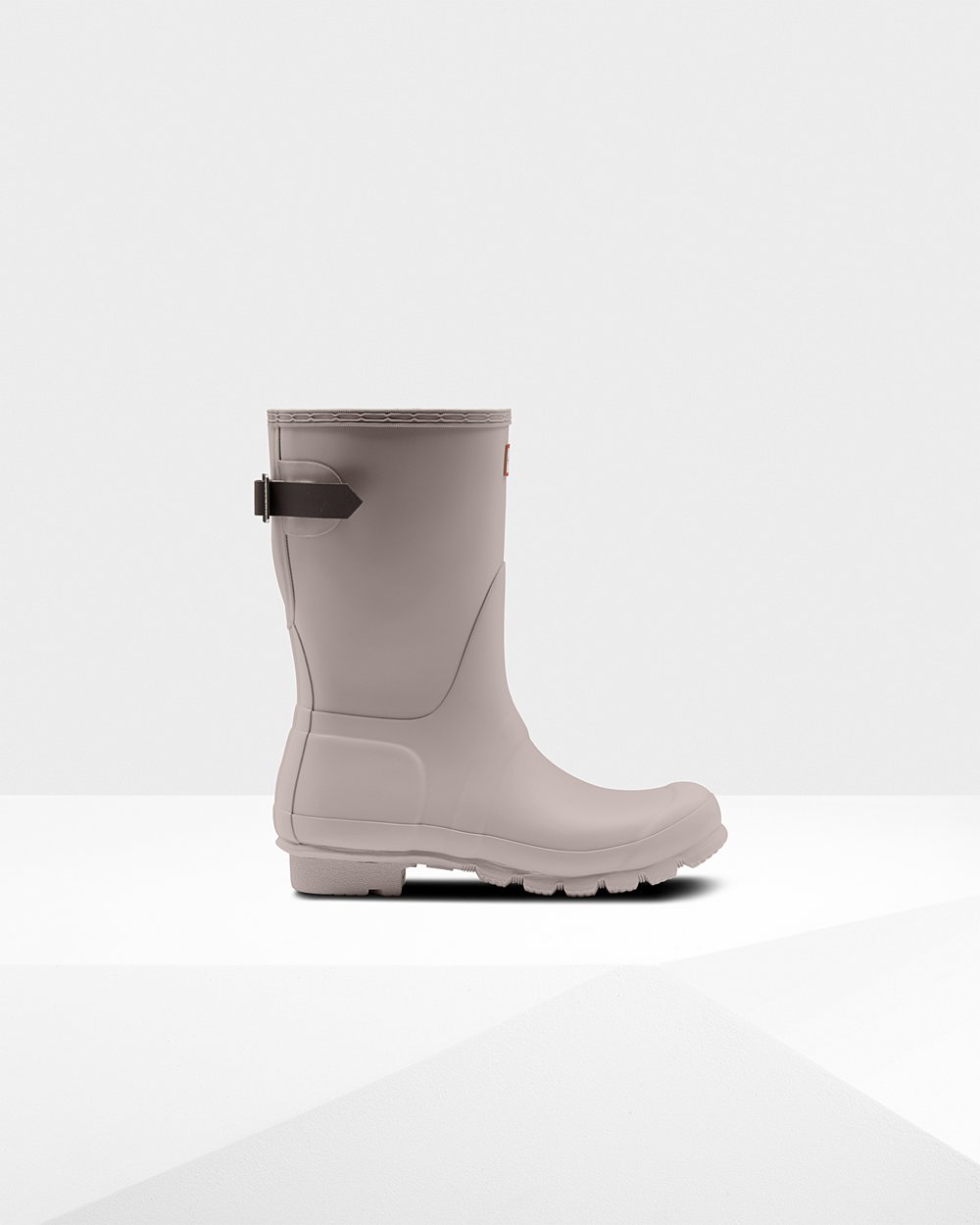 Women Hunter Original Back Adjustable | Short Rain Boots Grey | NZ-24169-KTBM